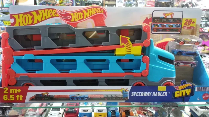 Hot Wheels City Caminhão Speedway Hauler Mattel