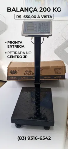 Balança industrial 200kg de plataforma