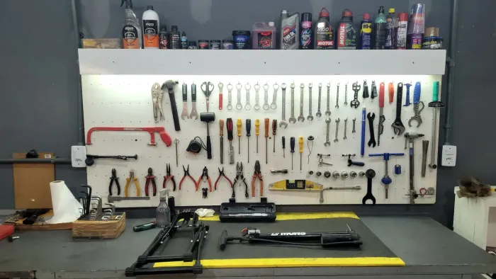 Ferramentas completa para manutenção de bicicleta
