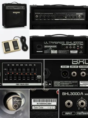 Amplificador de Baixo Behringer Ultrabass BXL 3000A - 300w - Absurdo e Zerado!