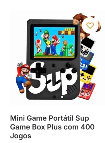 ? Mini Game Portátil Sup Game Box Plus - 400 Jogos Clássicos 