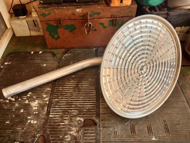 DUCHA SODRAMAR EM ALUMÍNIO 12" CANO 1"