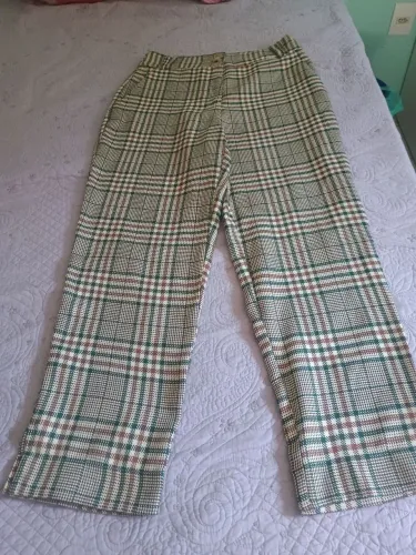 Calça xadrez