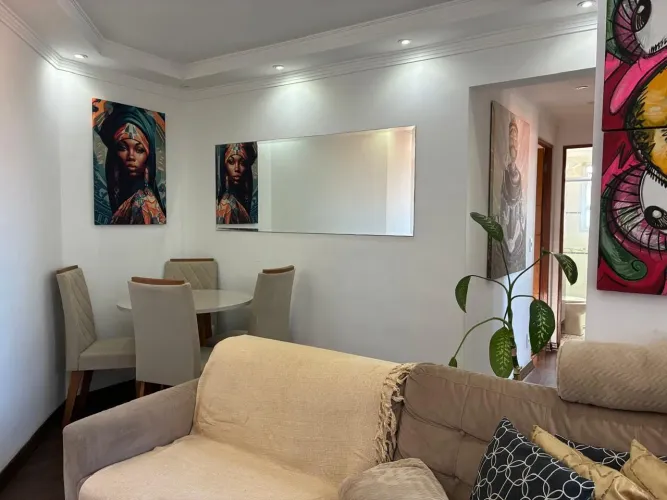 Apartamento com 3 dormitórios para alugar, 57 m² por R$ 3.030,00/mês - Jardim Santa Clara