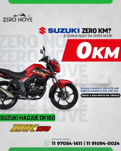 SUZUKI HAOJUE DK 160 | 0Km (VERMELHO)
