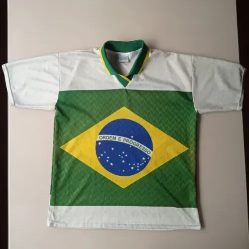 Camisa brasil vintage anos 90 contrataque esporte original retrô - tam g