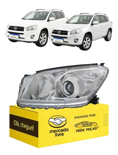 Farol Sinaleira Toyota Rav4 2009 2010 11 2012 Foco Duplo Le Esquerdo/motorista