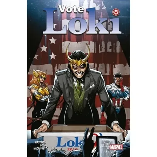 Hq Panini Vote Loki & O Deus Que Caiu na Terra - Capa dura