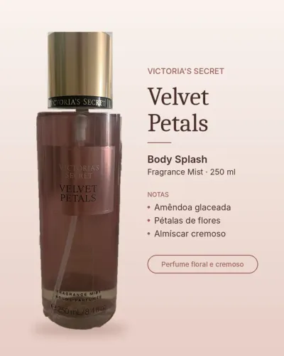 Body Splash Victoria's Secret Velvet Petals 250 ml