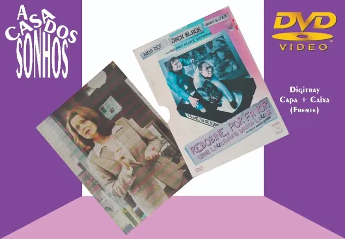 DVD Duplo Rebobine por Favor! Uma Loucadora Muito Louca - Digitray