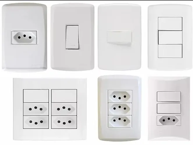 TOMADA E INTERRUPTOR