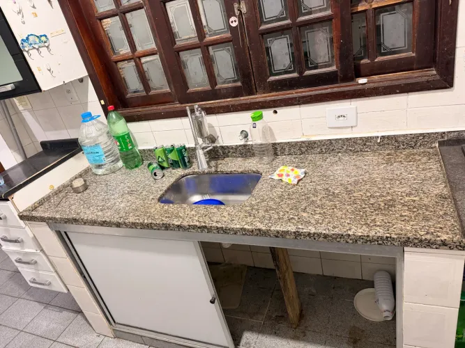 Bancada de cozinha com Cuba