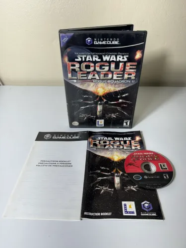 Star Wars Rogue Leader Game Cube Original Completo Americano 
