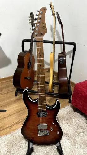 Cort G290 FAT II Antique Violin Burst + Captador Malagoli