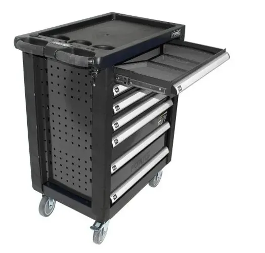 Carrinho para Ferramentas Preto com 7 Gavetas - FORTGPRO-FG6102S