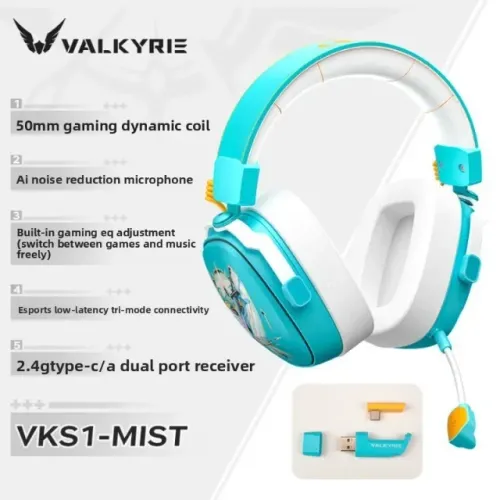 Valkyrie VK S1 Headset Sem fio com 60 horas de Bateria - Entregamos