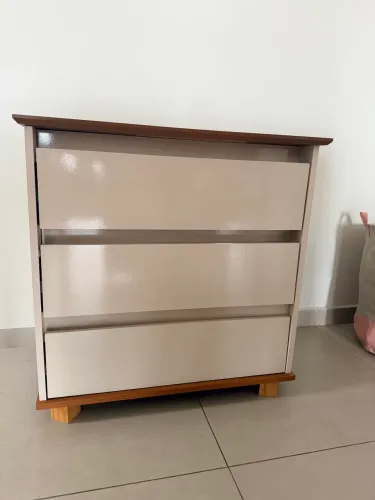 Comoda Seminova 3 Gavetas Oportunidade 
