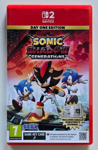 Sonic Shadow Generations Nintendo Switch 2 Mídia Física 
