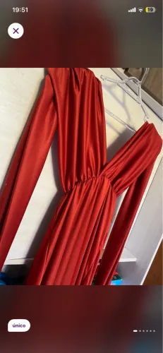 Vestido multiformas terracota
