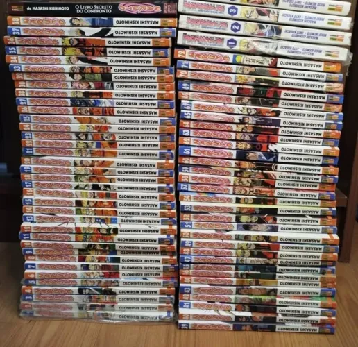 Coleção Mangás Naruto + Boruto 1 e 2