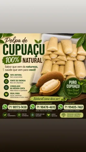 Polpas de cupuacu