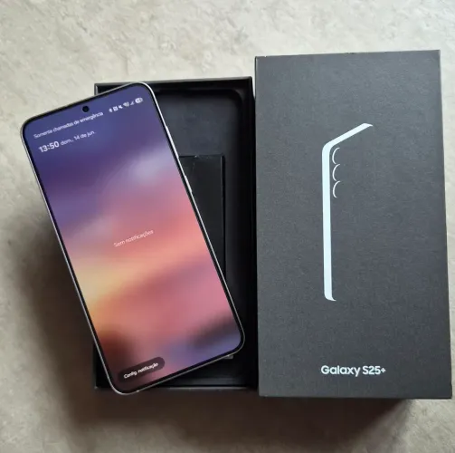 Galaxy S25+ 512GB Prata *EXCELENTE ESTADO*