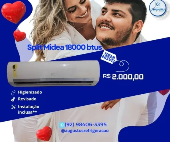 Vendo ar condicionado Midea 18000 btus