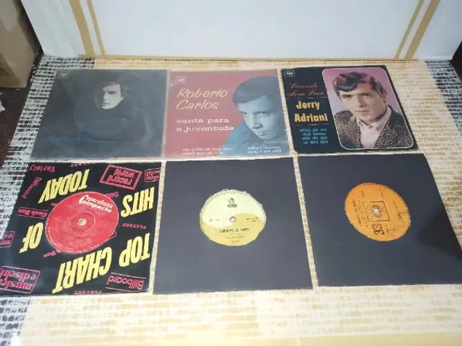 Discos de Vinil - Compactos Jovem Guarda - Lote 