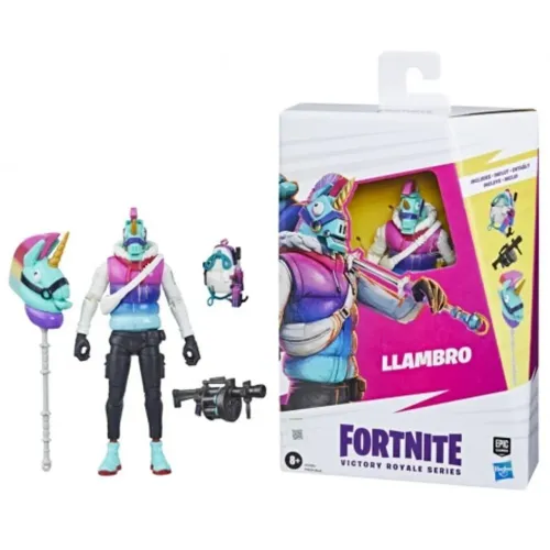 Boneco articulado lambro fortnit com 16 cm + acessórios, novo!