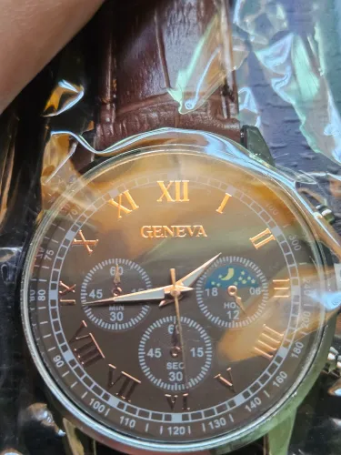 Relogio Geneva Marrom