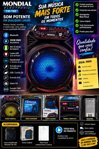 Caixa de som bluetooth