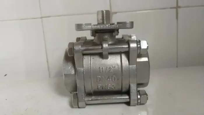 valvula esferica inox com atuador pneumatico