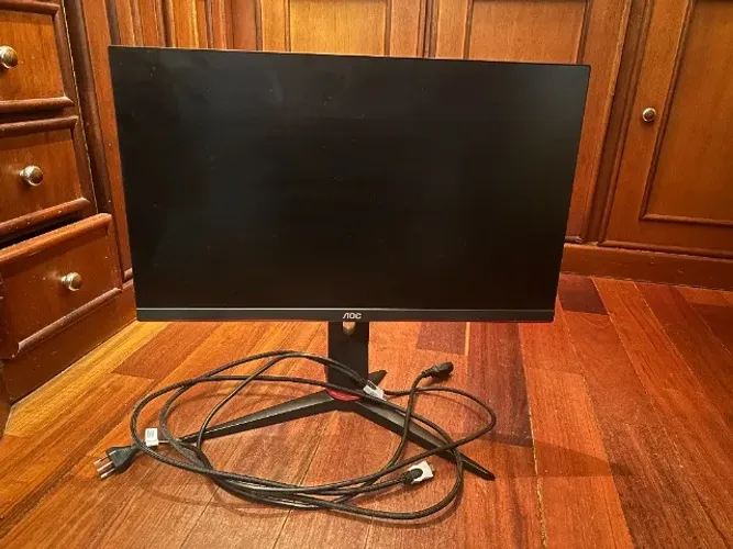 Monitor AOC 24G2/BK Gamer 24 polegadas LCD Full Hd atualização 144hz