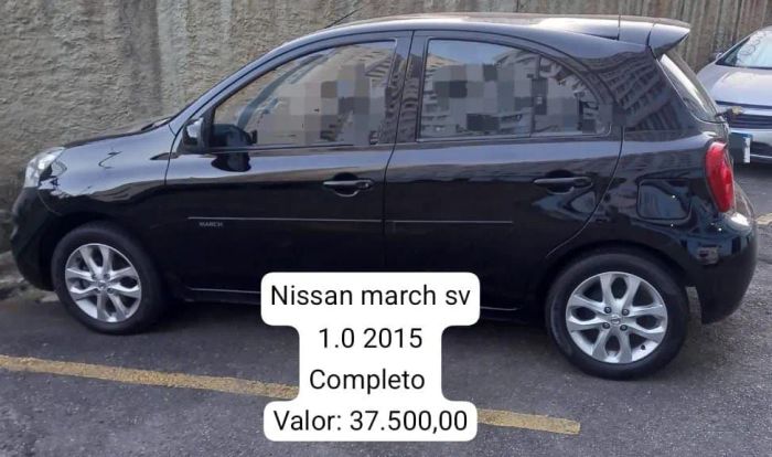 Imagem de Nissan March SV 1.0 12V Flex 5P 2015