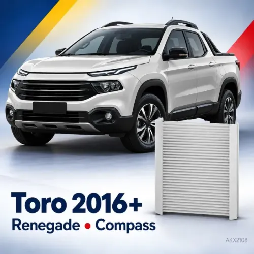 Filtro de Ar Condicionado Cabine Fiat Toro Jeep Renegade Compass AKX2108 - Novo