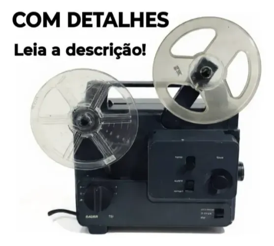 Projetor Filme Rolo 8mm Bauer T81 - Com Detalhes