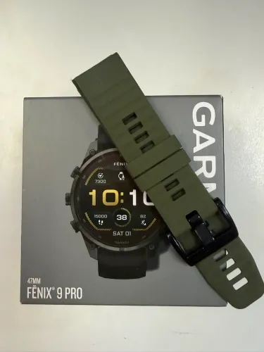 Garmin fenix 9 Pro amoled 47mm Novo + cinta hrm 600