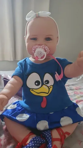 Bebe reborn de silicone emborrachado