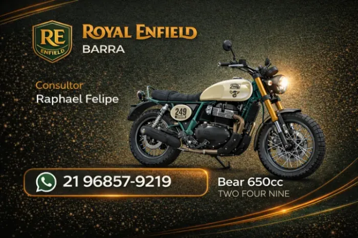 BEAR 650CC TWO FOUR NINE 26/27 0KM - RAPHAEL FELIPE   2 1 9 6 8 5 7 9 2 1 9