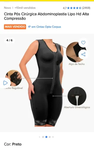 Malha cirúrgica operatório abdominoplastia