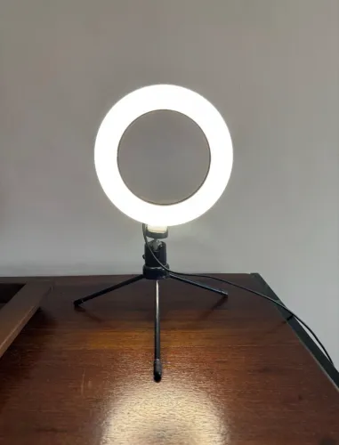 Ring light de mesa