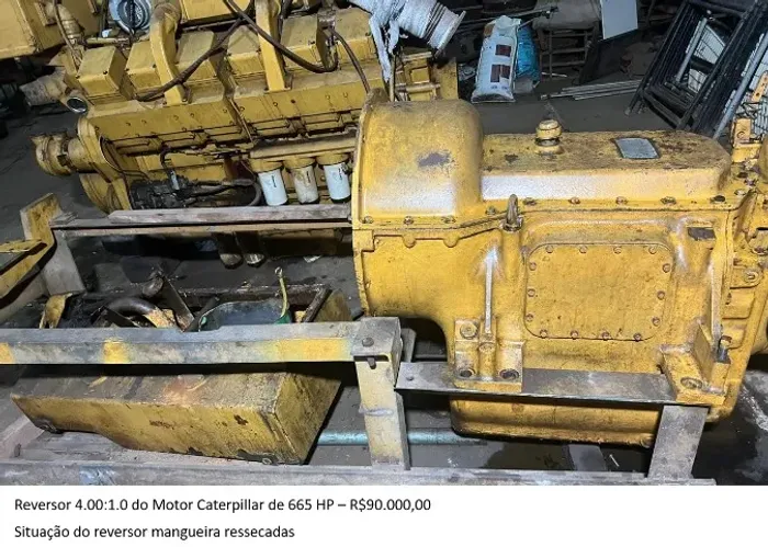 MOTOR CUMMINS KTA38 - POTÊNCIA 940 CV, RPM COM CARGA MÁXIMA 1.800 RPM