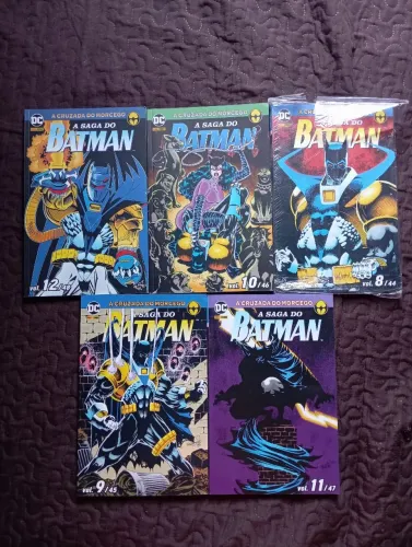 Lote saga do Batman fase Jean Paul - 05 volumes
