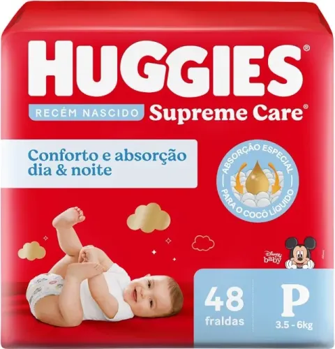 Fralda Huggies tamanho P