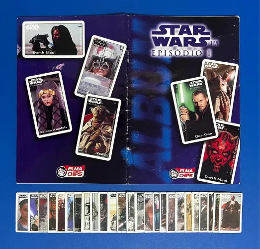 Tazos e Cards Star War Elma Chips Raro 1999