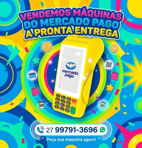 Máquinas novas mercado pago