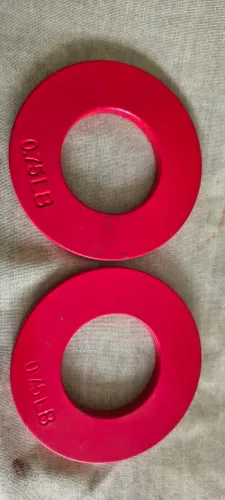 Placa de peso 0.75 LB(anilha)
