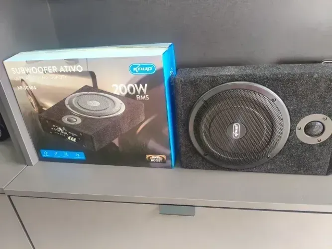 Subwoofer ativo 200rms completo,,