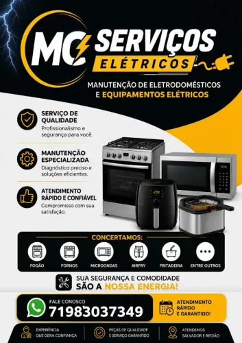 CONSERTO DE ELETRODOMÉSTICOS ?