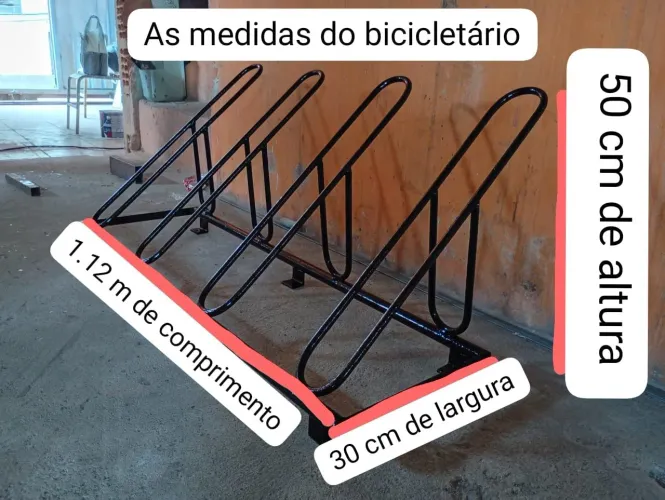 Suporte para organização das suas bicicletas comércio em geral
